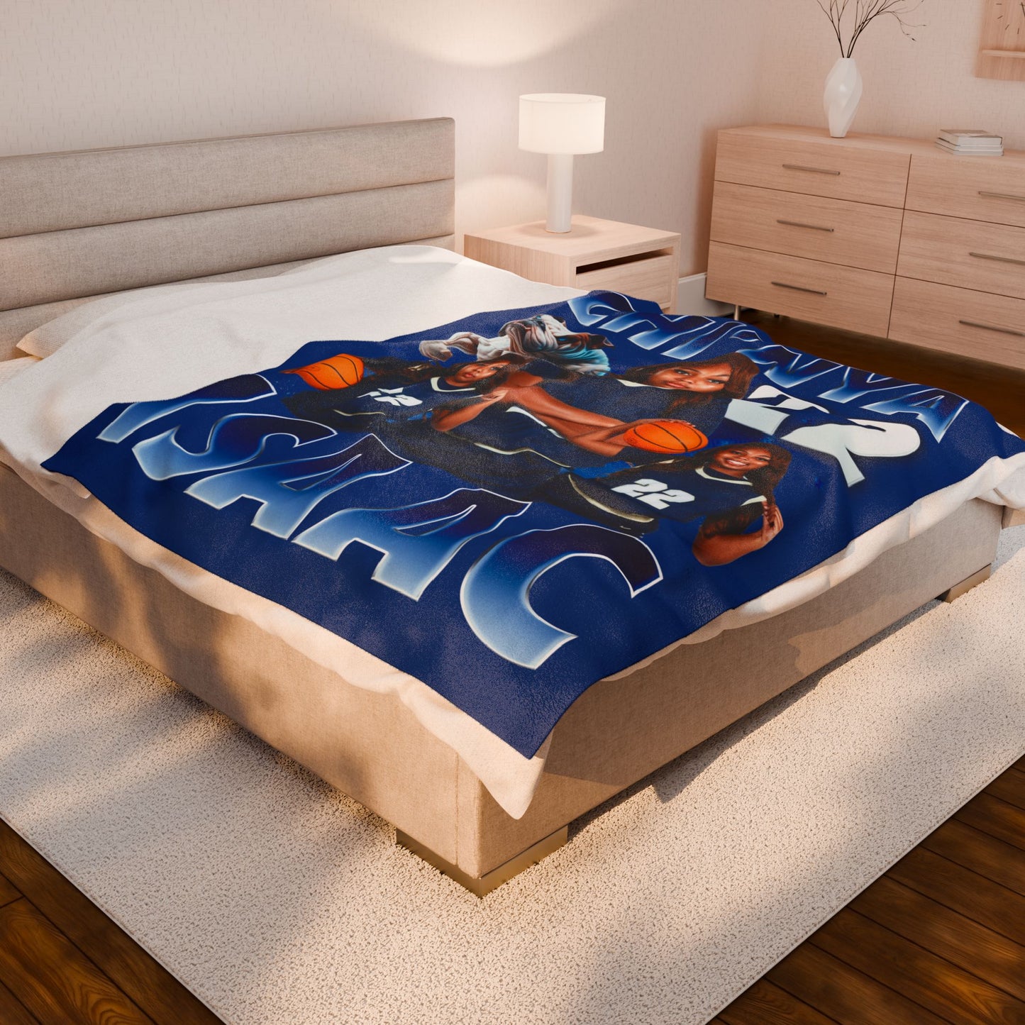 Chi'Nya Isaac 60"-80" Plush Blanket