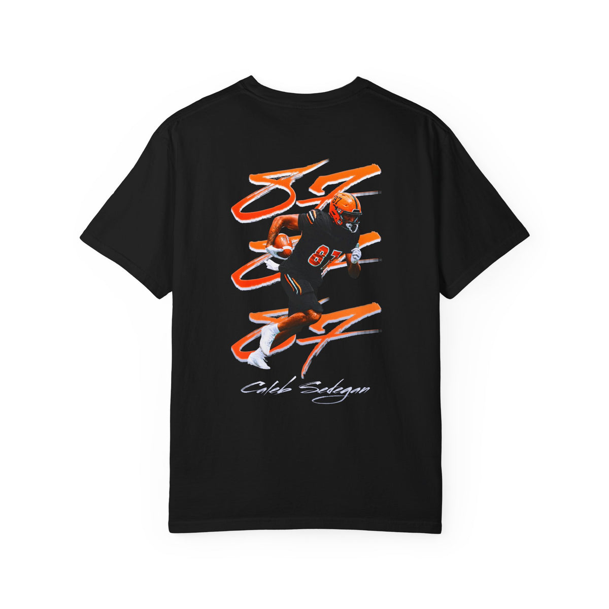 Caleb Sedegan Logo Front & Back Premium Tee