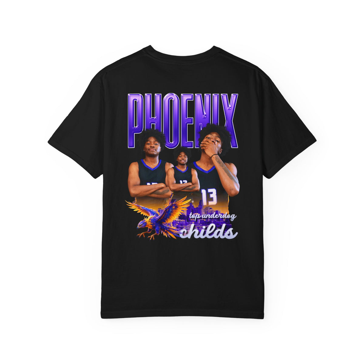 Phoenix Childs Logo Front & Back Premium Tee
