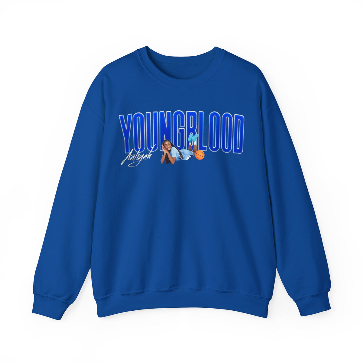 Aaliyah Youngblood Big Last Name Crewneck Sweatshirt