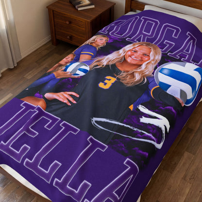 Morgan Bjella 60"-80" Plush Blanket