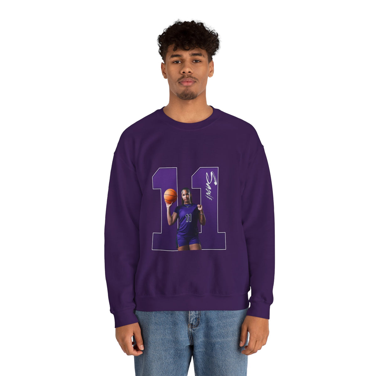 Ava Sawi Palyer Icon Number Crewneck Sweatshirt