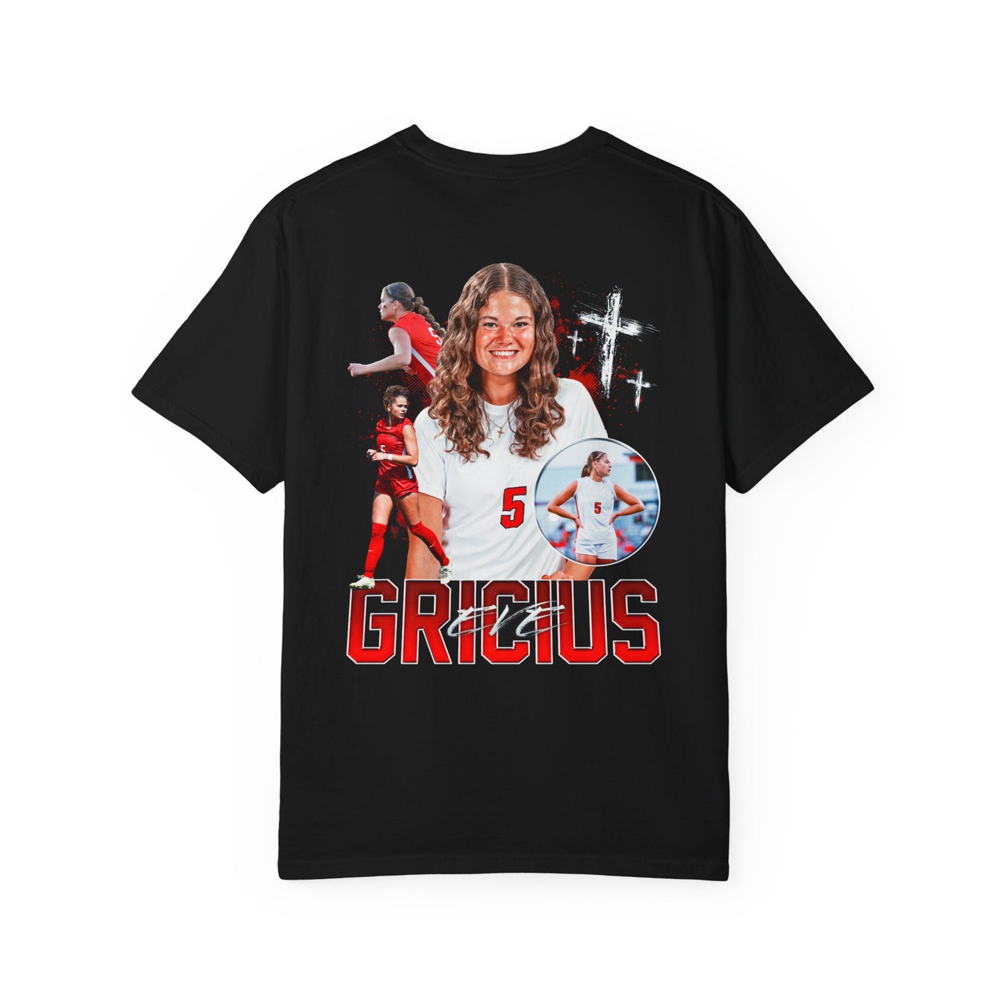 Eve Gricius Logo Front & Back Premium Tee