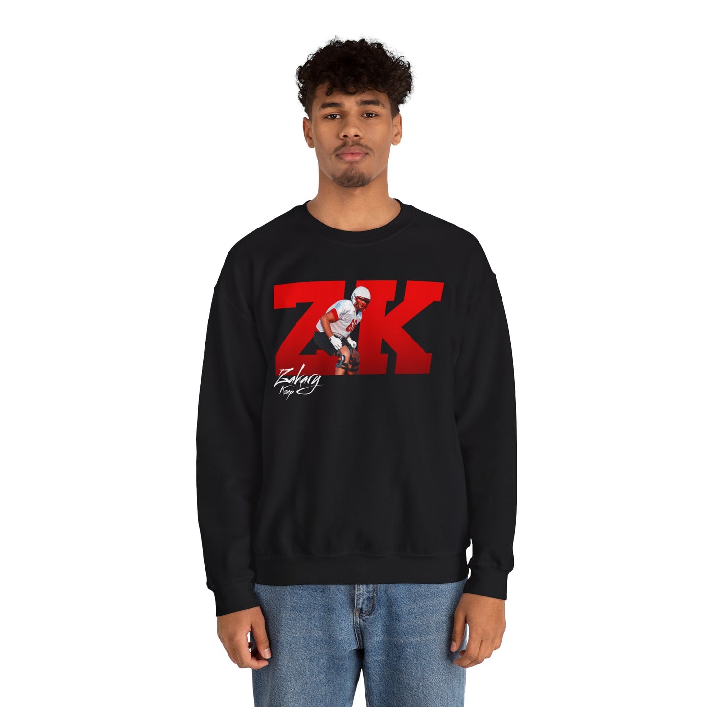 Zakary Koep Big Initials Crewneck Sweatshirt
