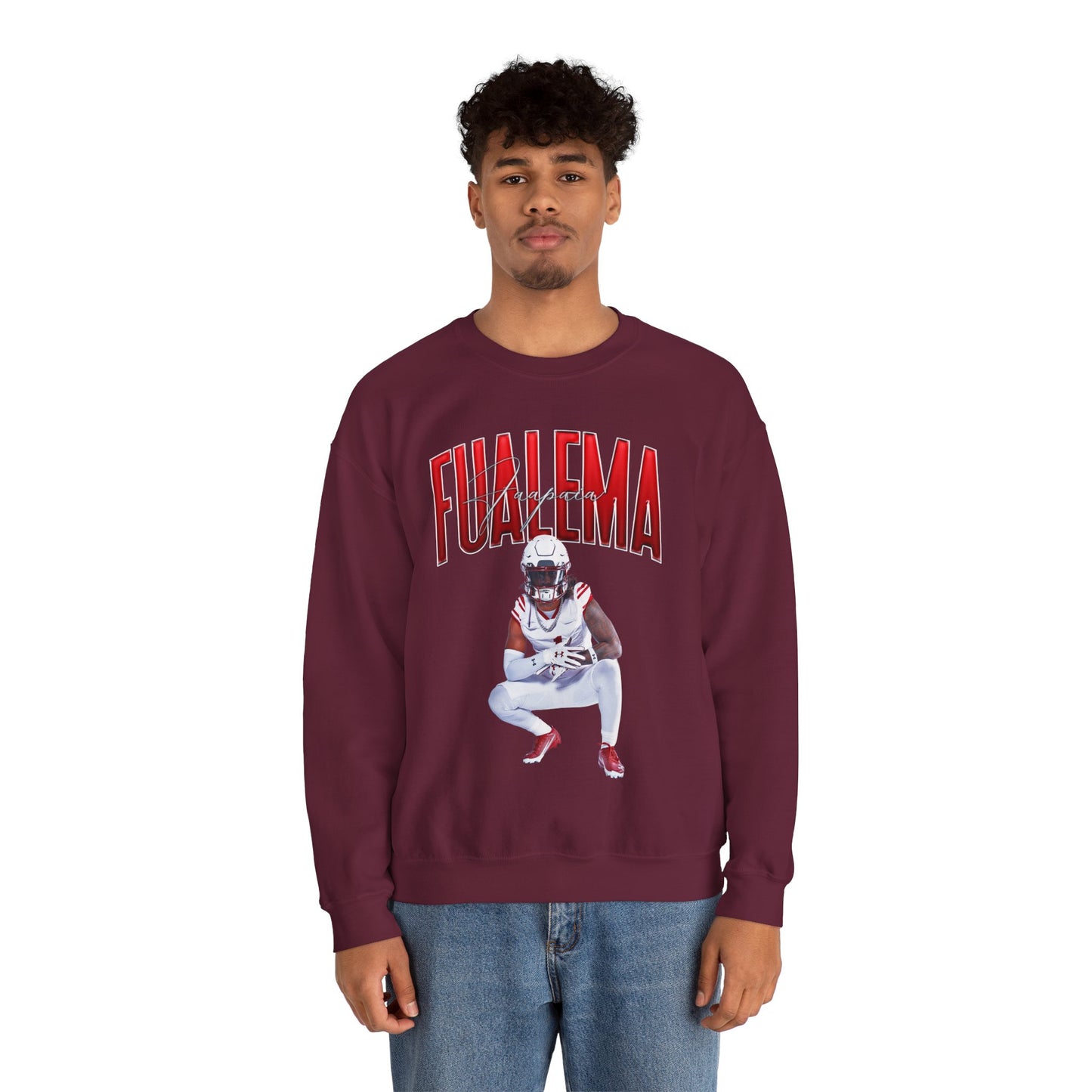 Faapaia Fualema Big Last Name Crewneck Sweatshirt
