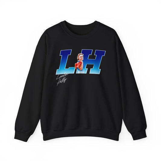 Landon Holly Big Initials Colored Crewneck Sweatshirt