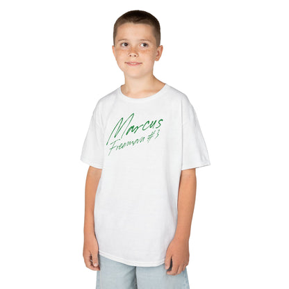 Marcus Freeman Cursive Name & Number Kids Tee