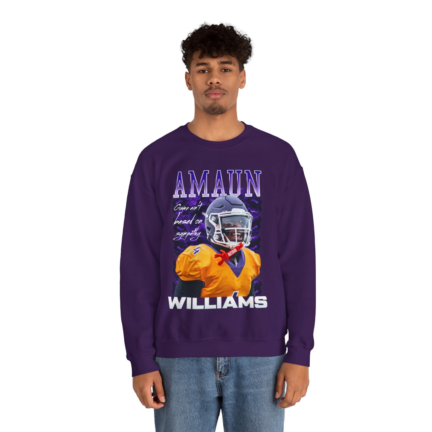 Amaun Williams Featured Quote Crewneck Sweatshirt