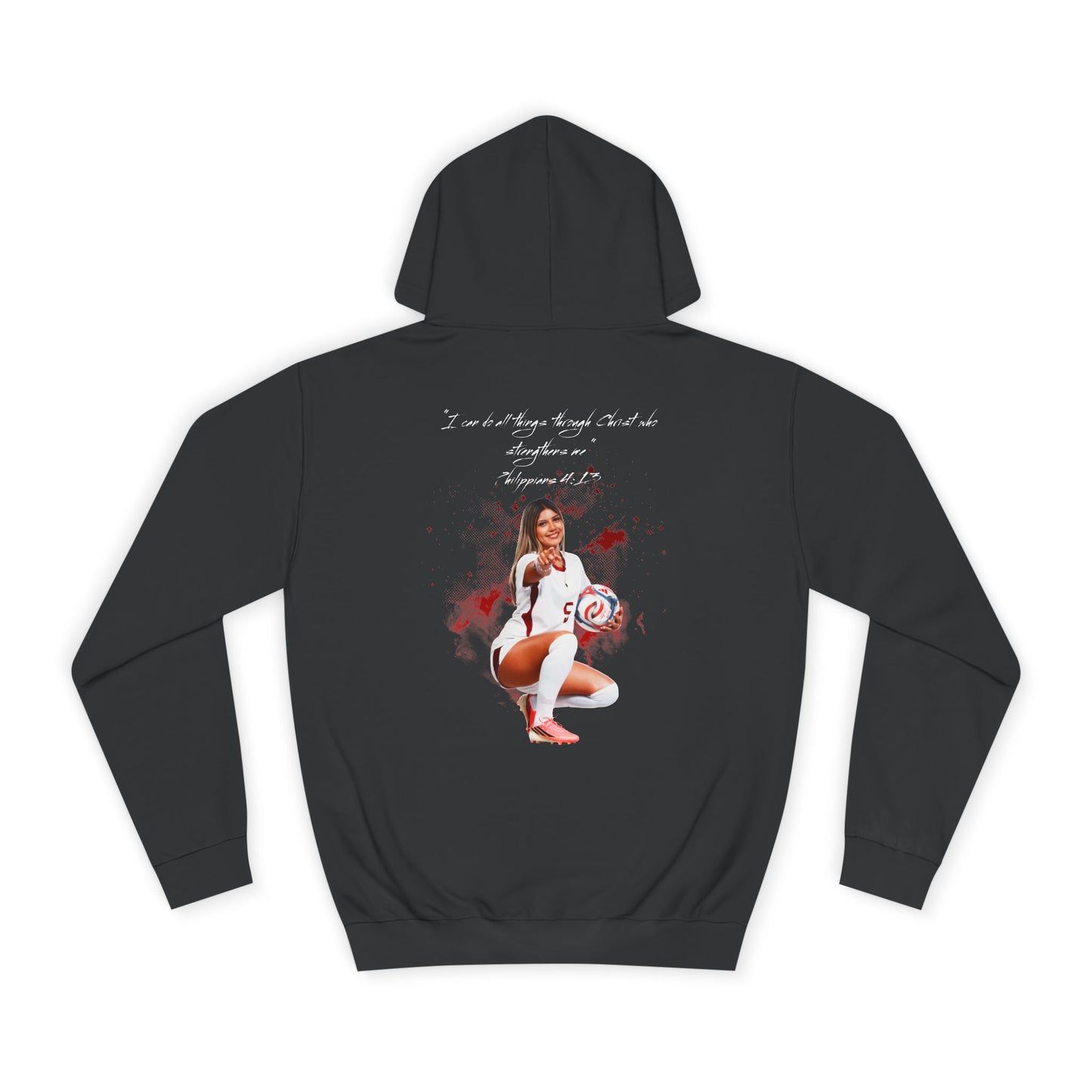 Bella Morgas Athlete Quote Premium Hoodie