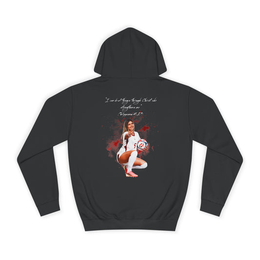 Bella Morgas Athlete Quote Premium Hoodie