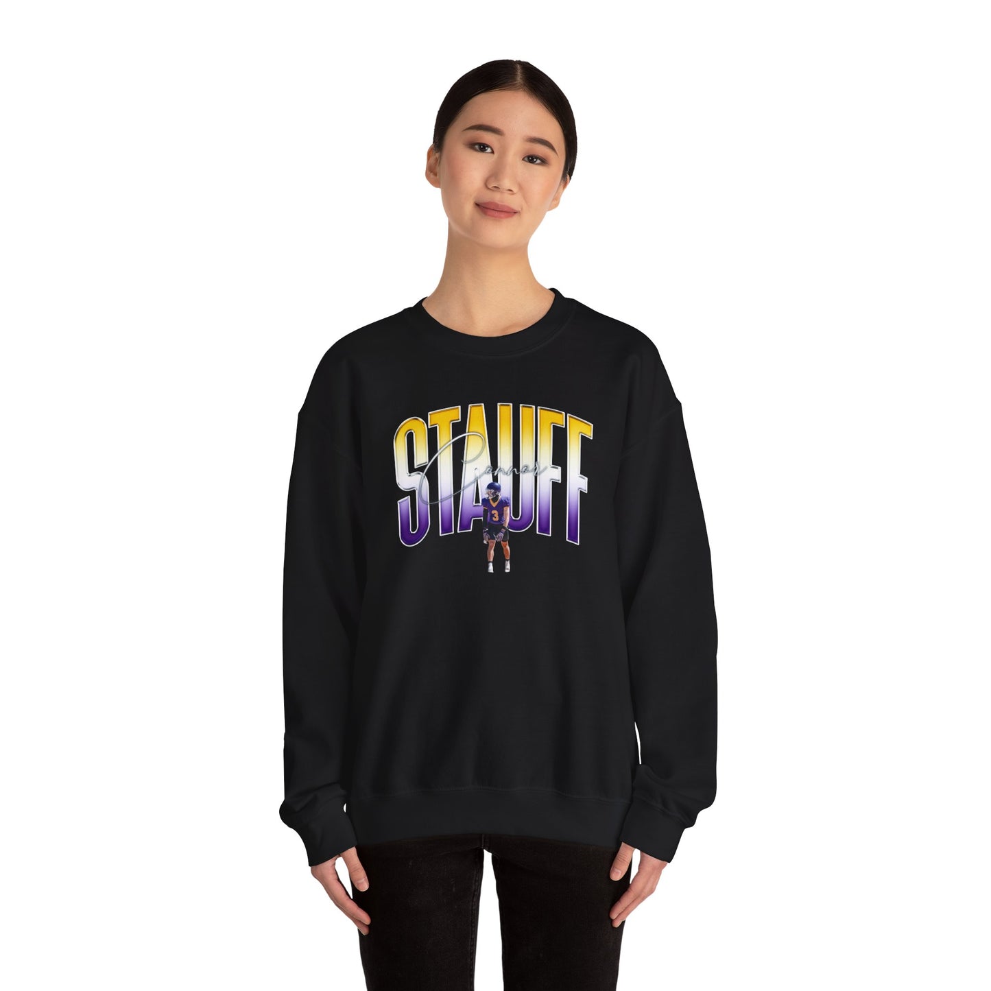 Connor Stauff Big Initials Colored Crewneck Sweatshirt