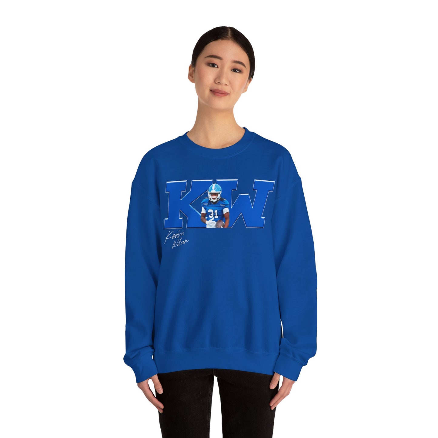 Kevin Wilson Big Initials Colored Crewneck Sweatshirt