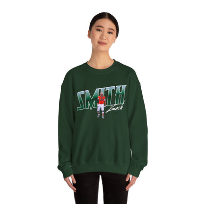 Zach Smith Cursive Combo Colored Crewneck Sweatshirt