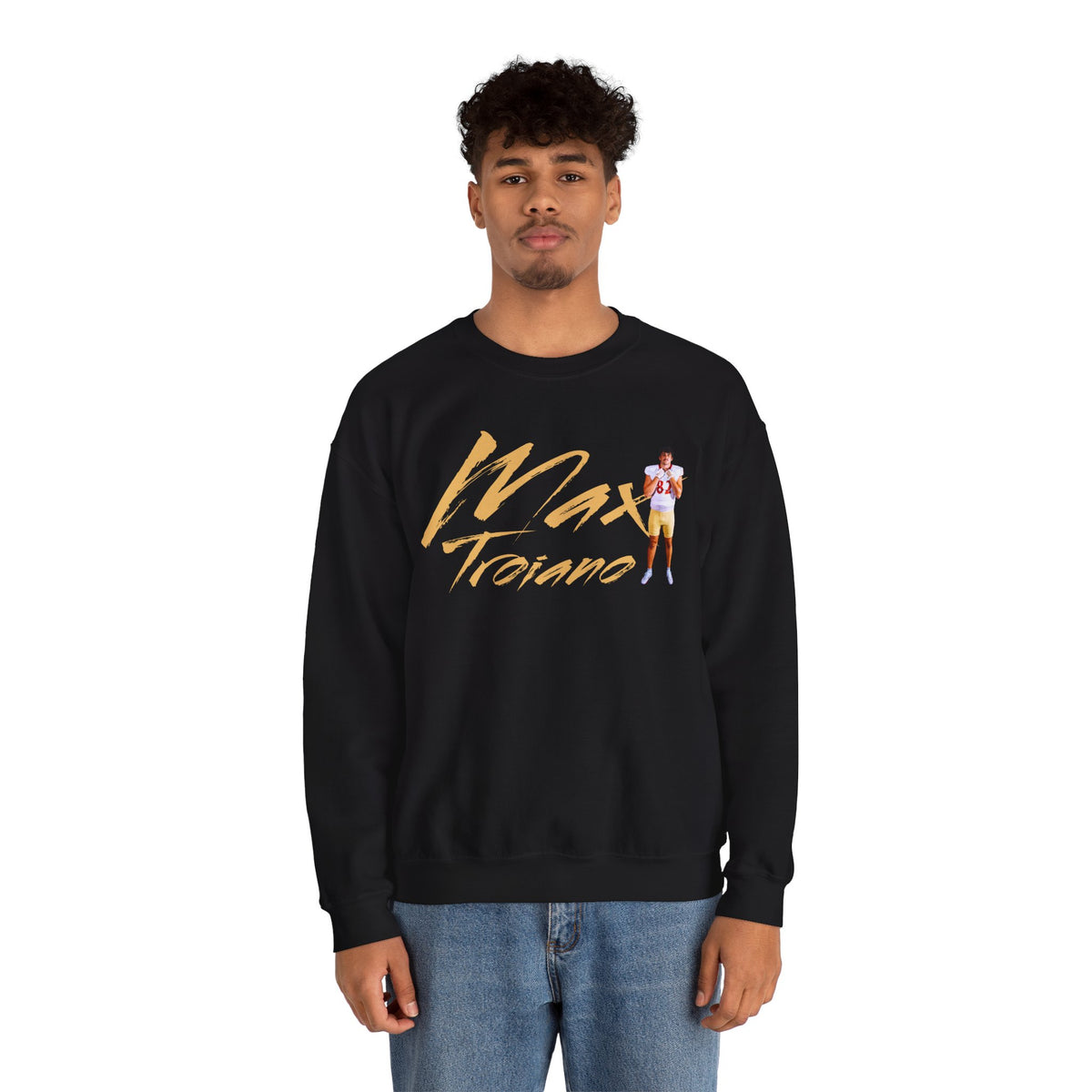 Max Troiano Cursive Crewneck Sweatshirt