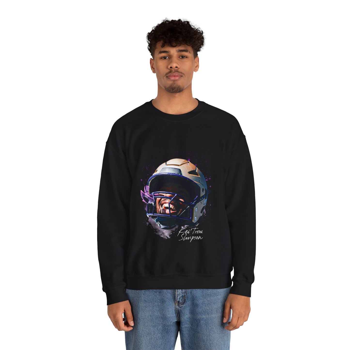 Kei'Trone Simpson Big Head Crewneck Sweatshirt