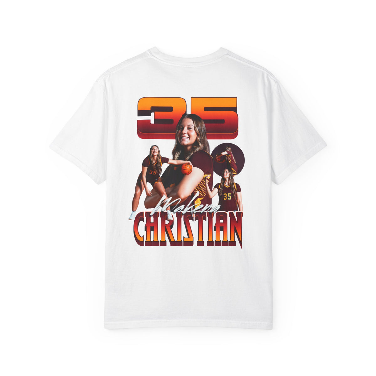 Makena Christian Logo Front & Back Premium Tee