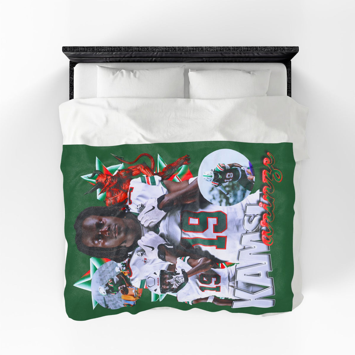 Kamsi Arinze 60"-80" Plush Blanket