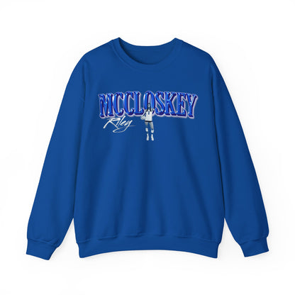 Riley McCloskey Curved Combo Colored Crewneck Sweatshirt