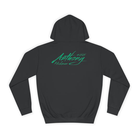 Anthony Hickman Cursive Name & Number Premium Hoodie