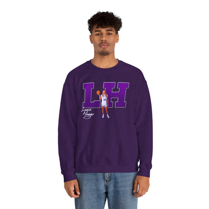 Laura Hauge Big Initials Crewneck Sweatshirt