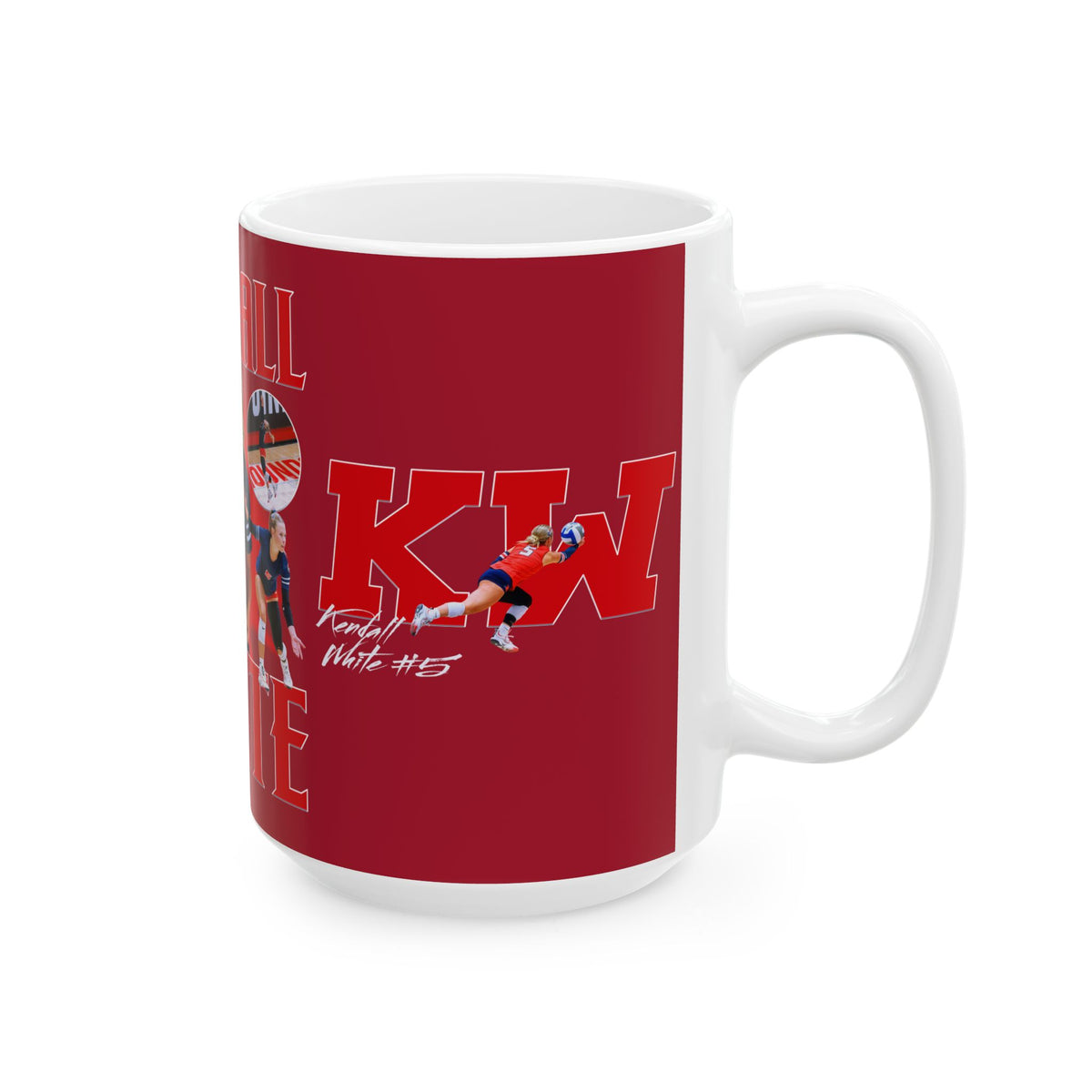 Kendall White 15oz Mug