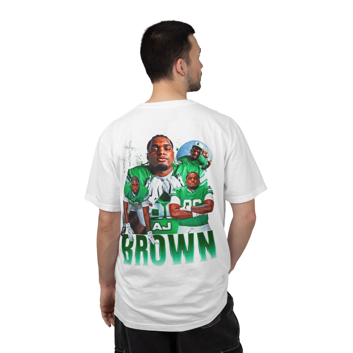 Aj Brown Logo Front & Back Premium Tee