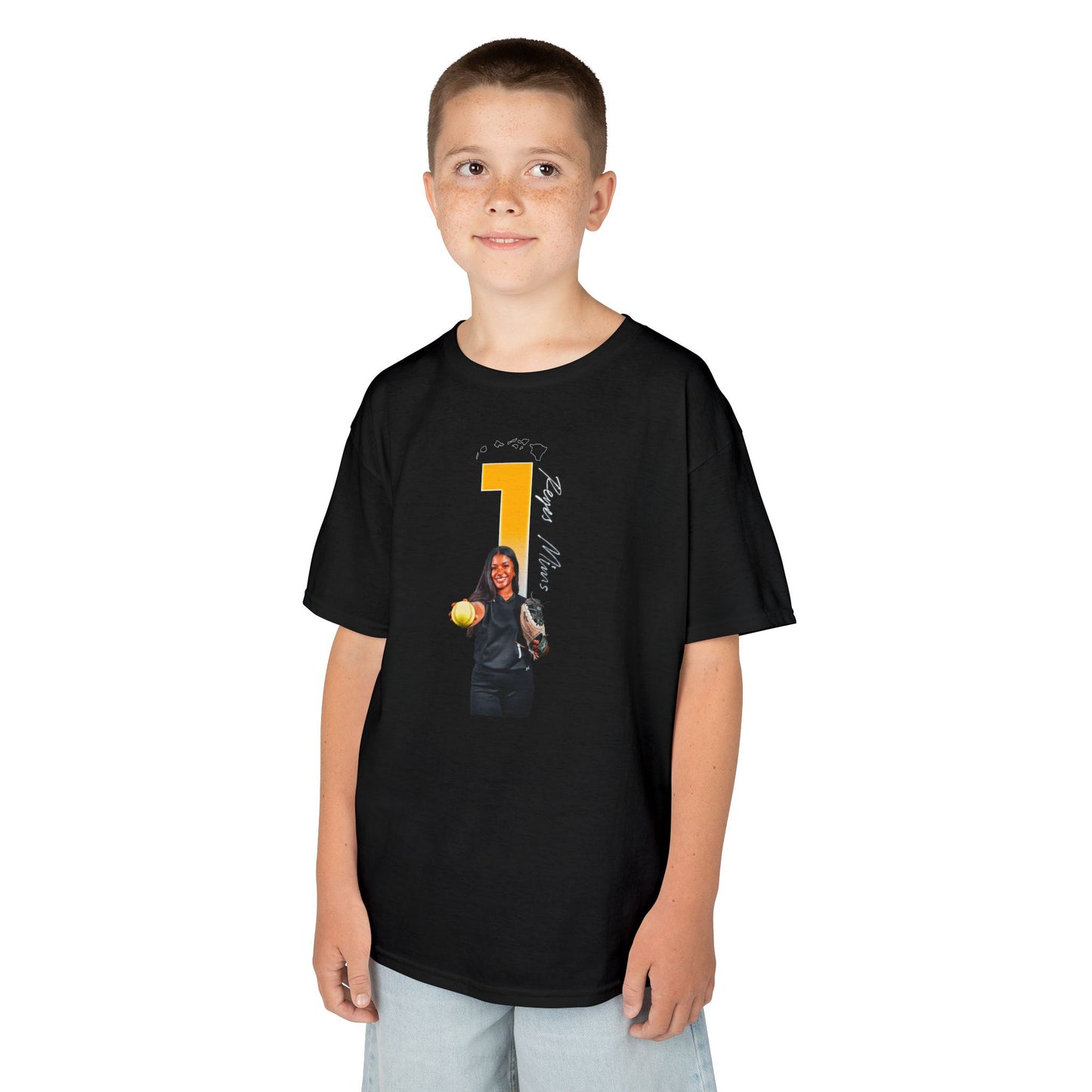 Carly Reyes Mims Player Icon Number Kids Tee