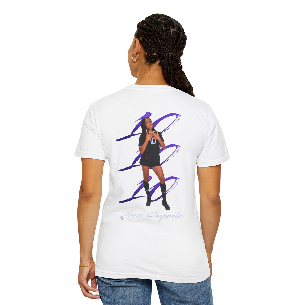 Alyce Chappelle Logo Front & Back Premium Tee