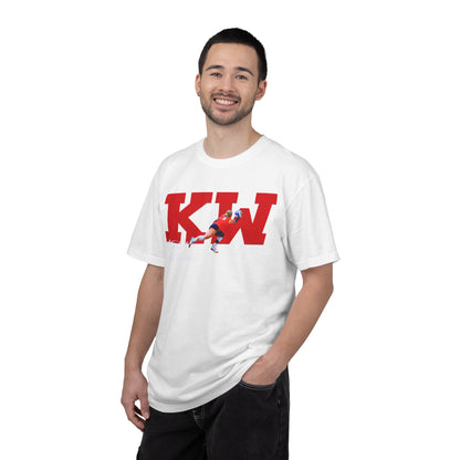 Kendall White Big Initials Premium Tee