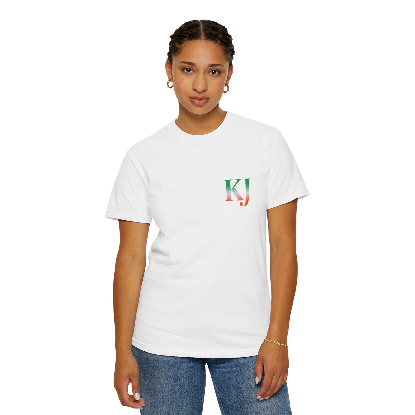 Kj Taylor Logo Front & Back Premium Tee