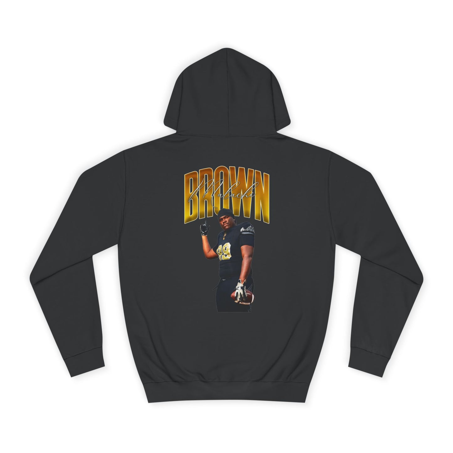 Malachi Brown Curved Combo Premium Hoodie
