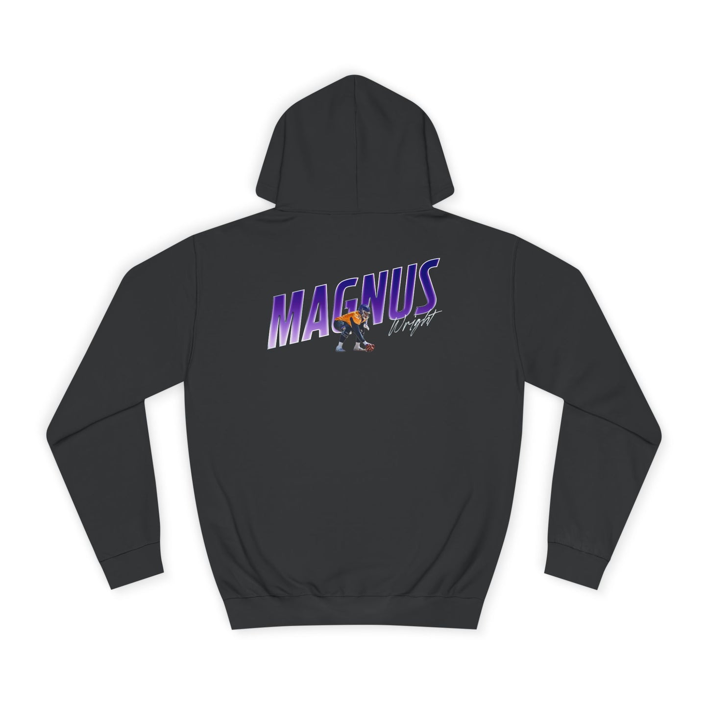 Magnus Wright Cursive Combo Colored Premium Hoodie