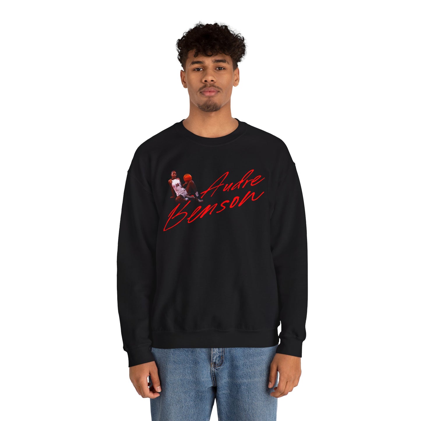 Audre Benson Cursive Crewneck Sweatshirt