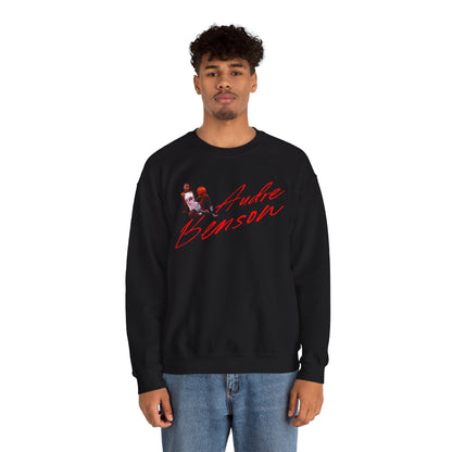 Audre Benson Cursive Crewneck Sweatshirt