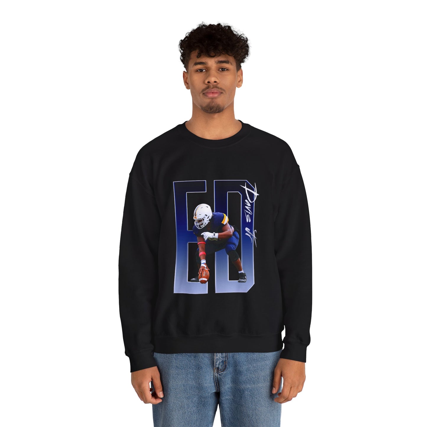 Erick Davis Jr. Player Icon Initials Crewneck Sweatshirt