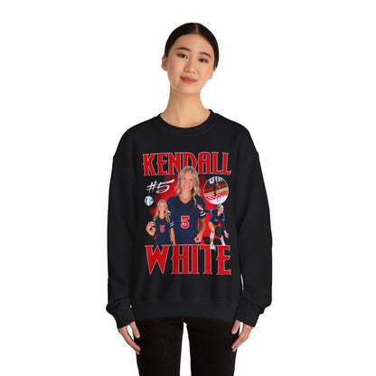Kendall White Crewneck Sweatshirt