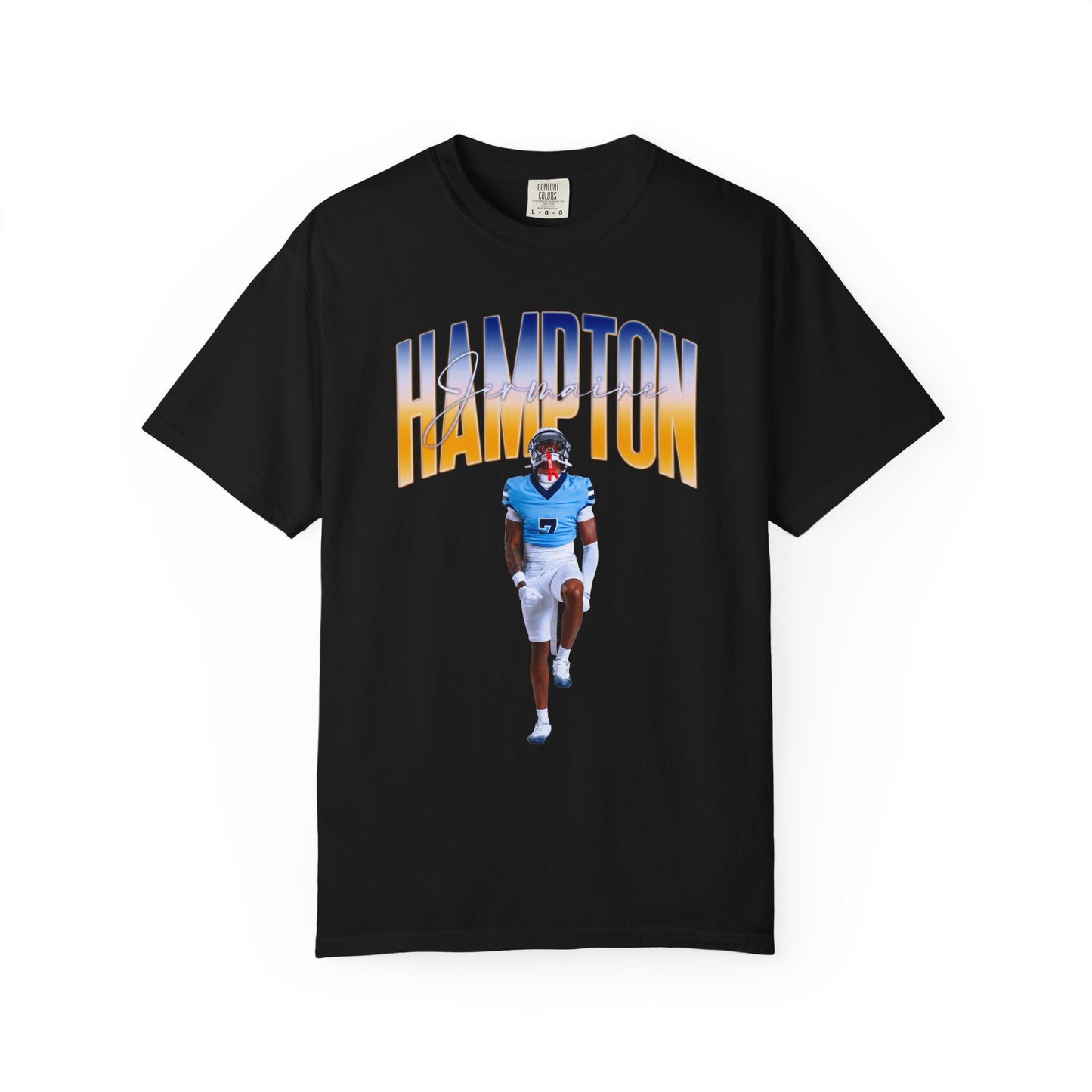 Jermaine Hampton Curved Combo Colored Premium Tee