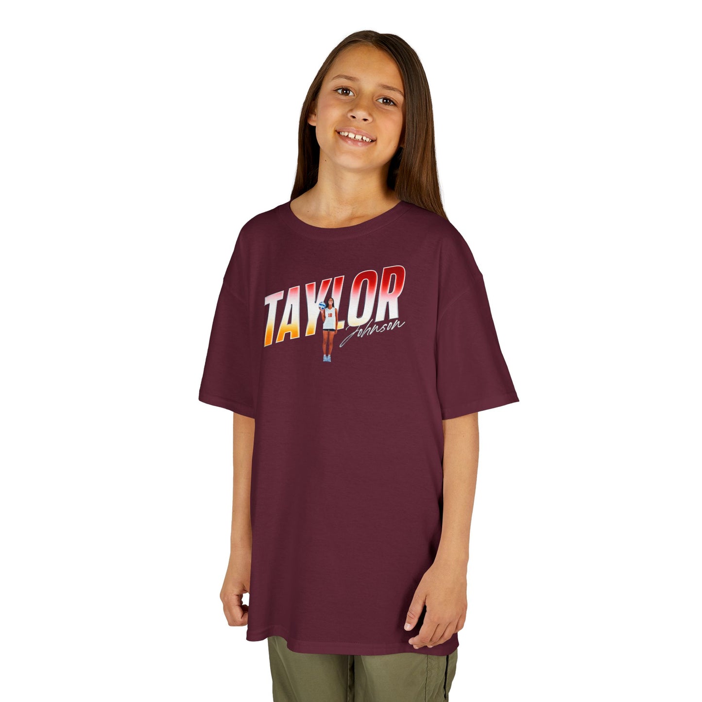 Taylor Johnson Cursive Combo Kids Tee