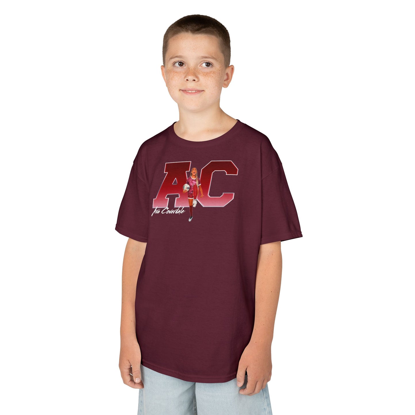 Ava Coverdale Big Initals Kids Tee