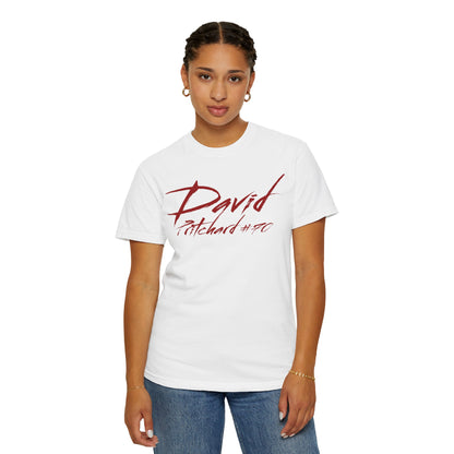 David Pritchard Cursive Name & Number Premium Tee