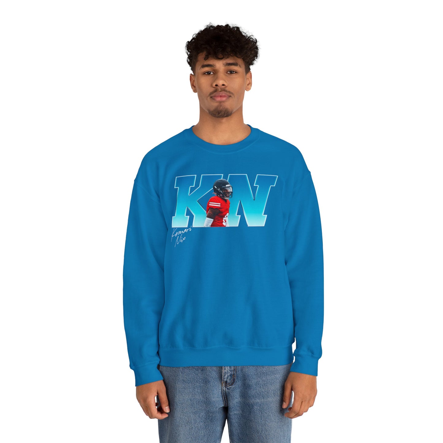 Kemari Nix Big Initials Crewneck Sweatshirt