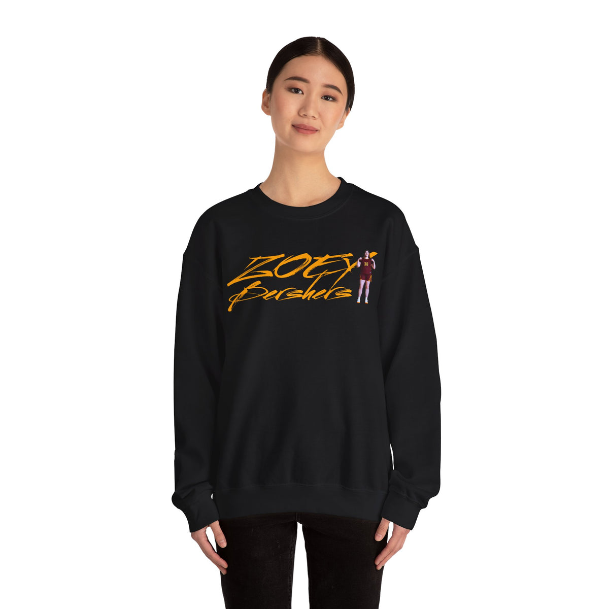 Zoey Bershers Cursive Crewneck Sweatshirt