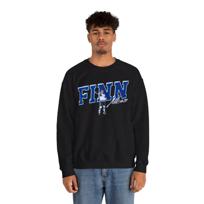 Addison Finn Cursive Combo Colored Crewneck Sweatshirt