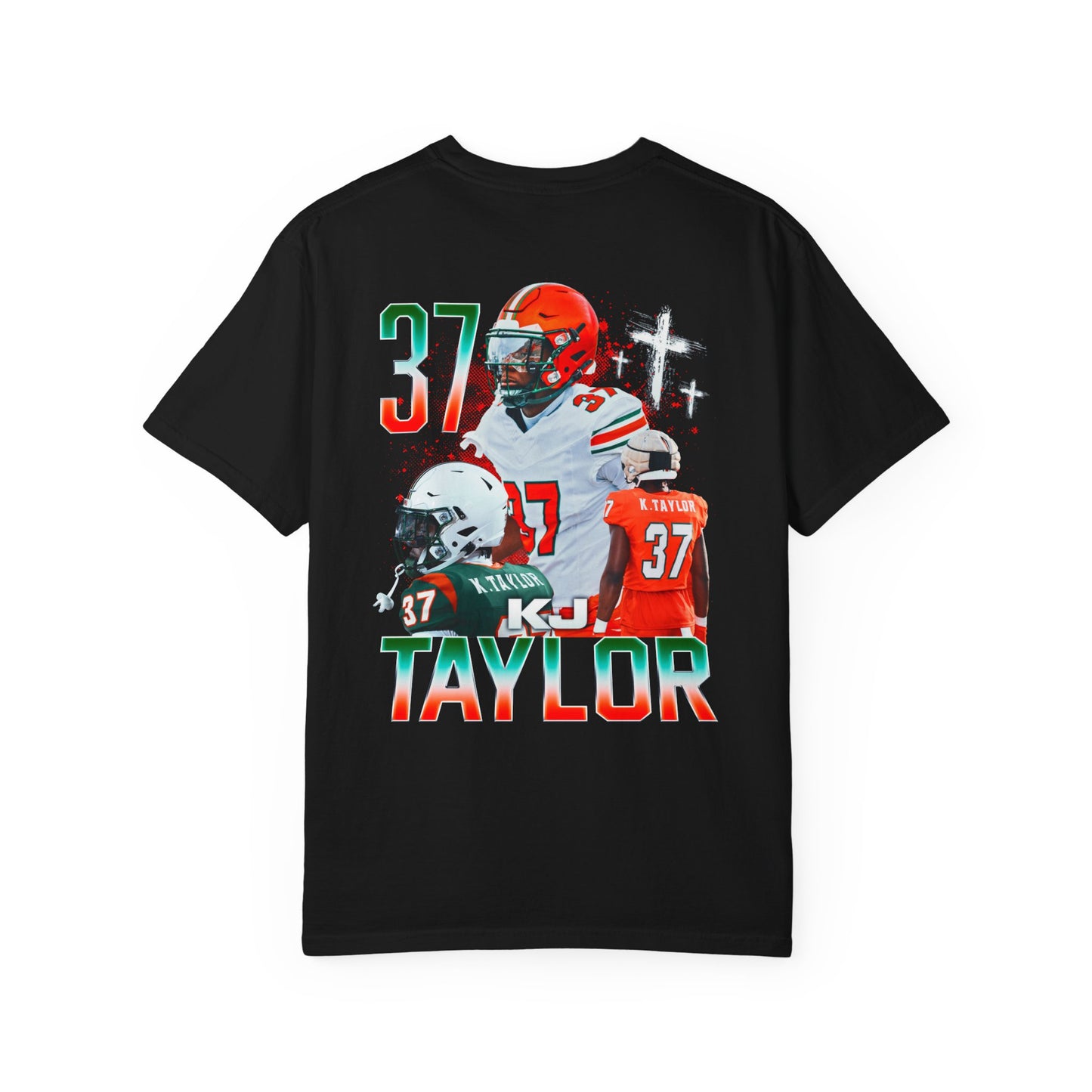 Kj Taylor Logo Front & Back Premium Tee