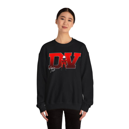 Devin Viola Big Initals Colored Crewneck Sweatshirt