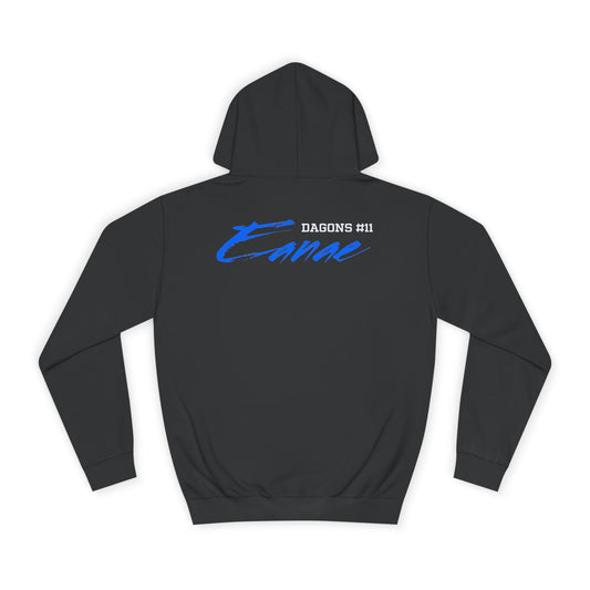 Eanae Dagons Cursvie Name & Number Premium Hoodie
