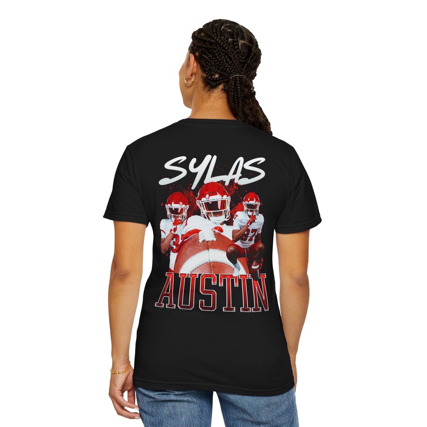 Sylas Austin Logo Front & Back Premium Tee