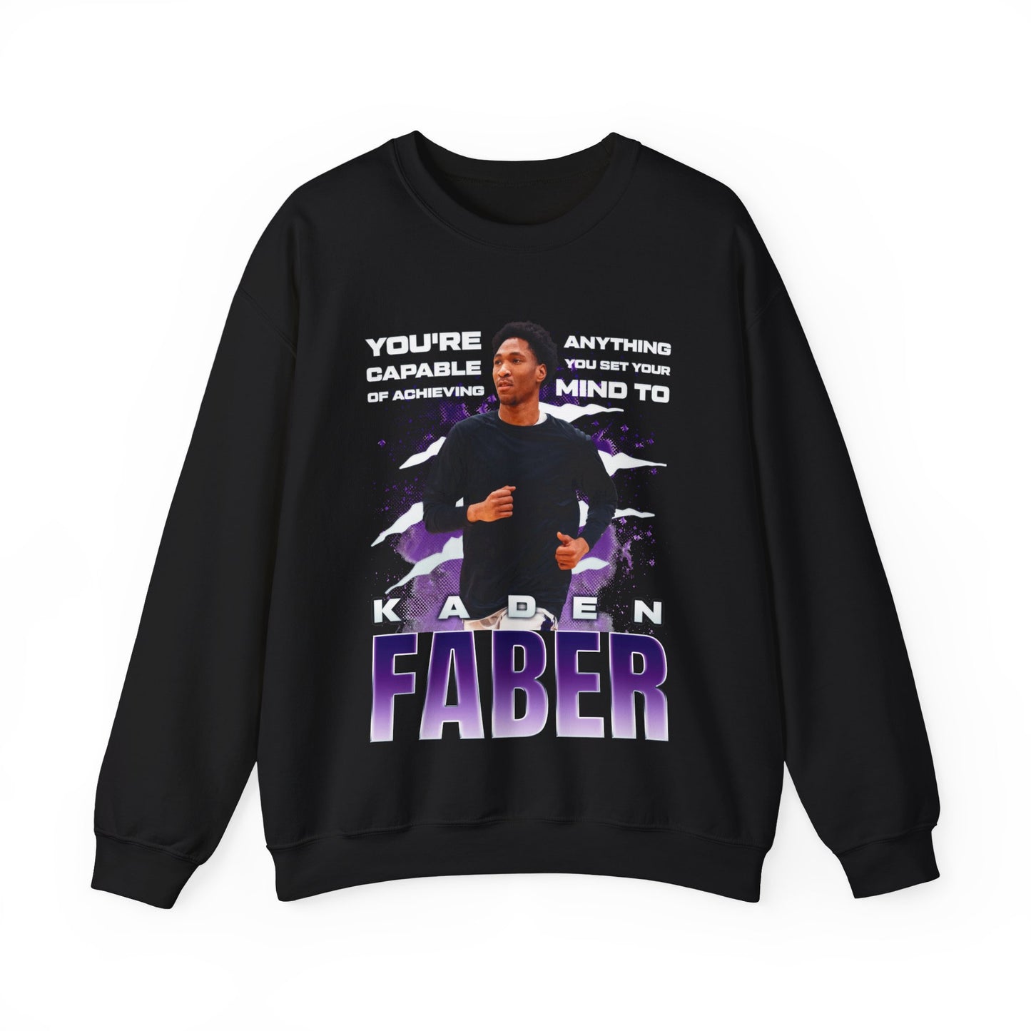 Kaden Faber Featured Quote Crewneck Sweatshirt
