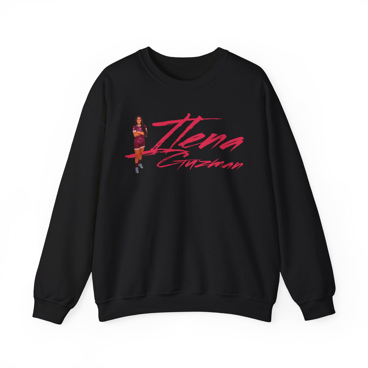 Nena Guzman Cursive Crewneck Sweatshirt