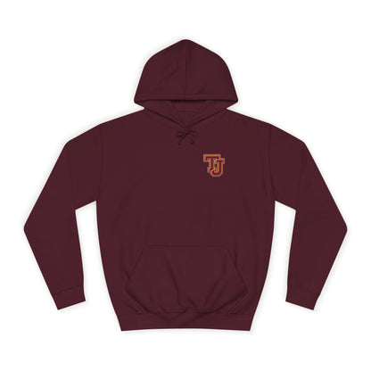 TJ Thomas Curved Combo Colored Premium Hoodie